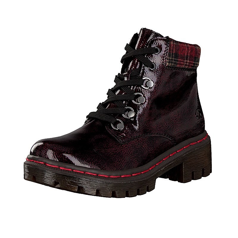 Botas Rieker Y8712-36 Para Mulher - Vermelhas